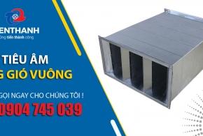 Thành phần cấu tạo của hệ thống tiêu âm cho ống gió vuông